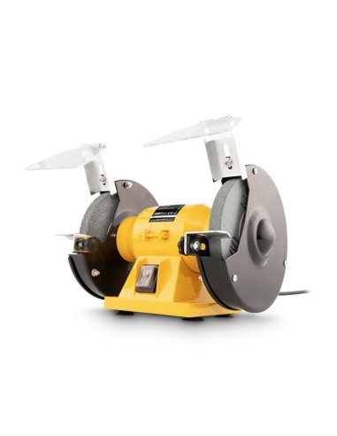 POWERPLUS ESMERILADORA DE BANCO + 2 RUEDAS ABRASIVAS DE Ø150 mm, 150 W