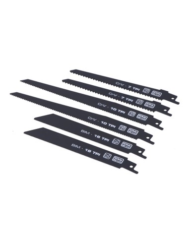 KOMA TOOLS KIT 6 HOJAS DE SIERRA DE SABLE RECAMBIO PARA 08776