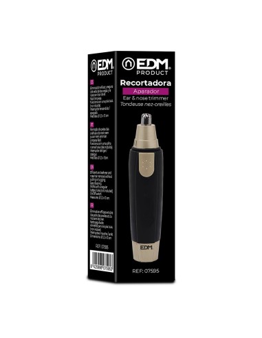 CORTADOR DE VELLO FACIAL  A PILAS  EDM DE BOLSO