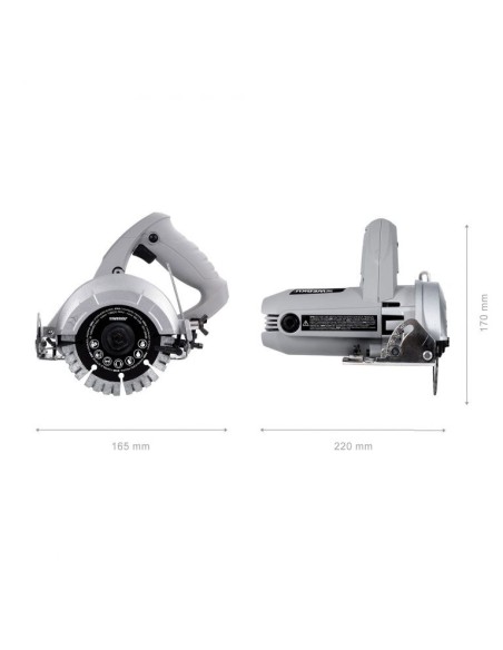 Werku WK400740, Sierra Circular Mármol Piedra, Potencia 1250 W, Diámetro Disco 1