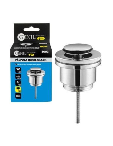 VALVULA CLIC CLAC TAPON PEQUEÑO 1"1-4 UNIVERSAL