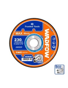 DISCO DE CORTE PLANO METAL Y ACERO INO IDABLE TOLSEN 230*1.9*22