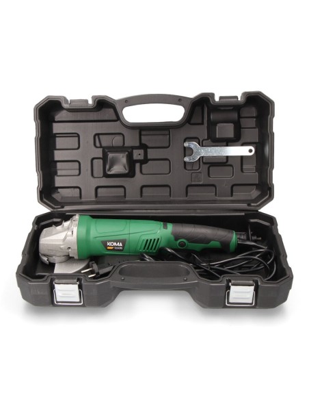 KOMA TOOLS AMOLADORA ANGULAR ELECTRICA CON MALETIN, Ø125 mm, 1050 W