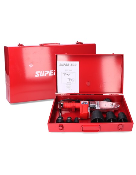 SUPER EGO SOLDADOR PARA TUBERIAS PLÁSTICAS POLIFUSOR PARA PPR 20,25,32,40,50 y 63mm 1500000448