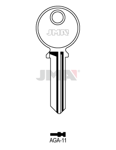 LLAVE ACERO JMA AGA11 SILCA AGA8