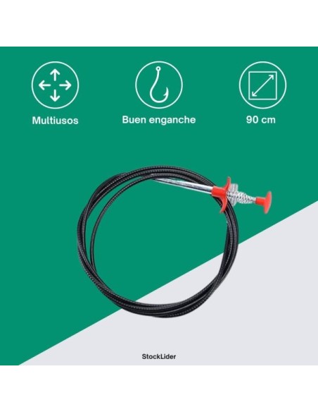 Desatascador de tuberías con garras