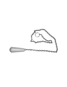 Tirador de cisterna de wc. economico. color blanco (envasado)