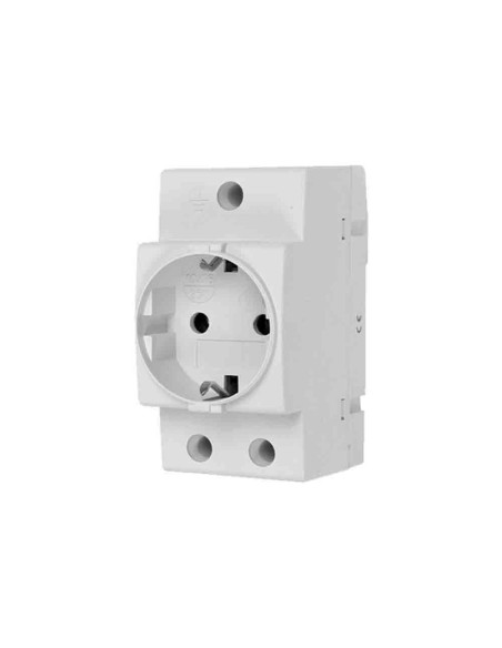 Toma de corriente tipo schuko t/tl 16a modular