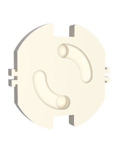 Tapa de enchufe giratorios base t/tl, blister 10 uds