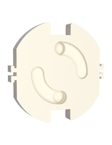 Tapa de enchufe giratorios base t/tl, blister 10 uds