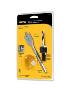 Kit 3 coronas p-cerraduras madera, Pretul