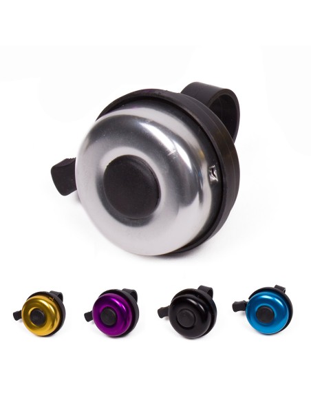 Timbre de aluminio para bicicleta 52mm colores surtidos