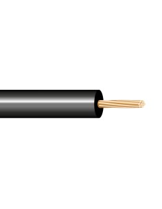 Cablecillo h05v-k 0,50 mm negro euro/m