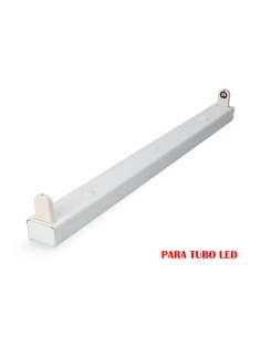 Regleta fluorescente para tubo de led 1 x 9 w (eq. 18 w) 220 v 61 cm