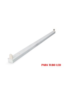 Regleta fluorescente para tubo de led 1 x 18 w (eq. 36 w) 220 v 123 cm