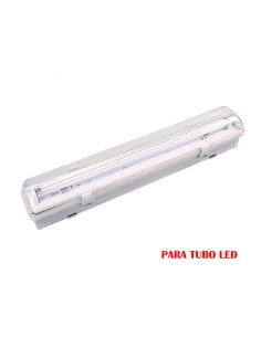 Pantalla fluorescente estanca para tubo de led 1 x 18 w (eq. 36 w) 220 v ip65 126 cm