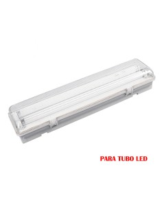 Pantalla fluorescente estanca para tubo de led 2 x 22 w (eq. 58 w) 220 v ip65 155 cm