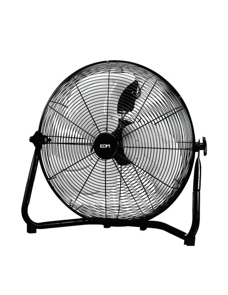 Ventilador industrial de suelo. color negro 120w 64,9 db aspas ø50 x 58 cm