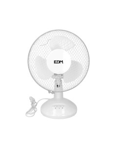 Ventilador de sobremesa. color blanco. potencia: 25 w 41 db aspas: ø23  27 x 24 x 36 cm