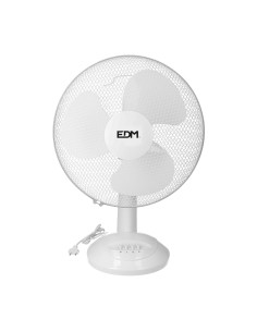 Ventilador de sobremesa. color blanco. potencia: 45w 54,14 db aspas: ø40 x 61 cm