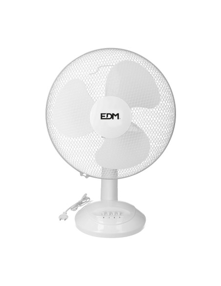 Ventilador de sobremesa. color blanco. potencia: 45w 54,14 db aspas: ø40 x 61 cm