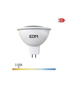 Bombilla dicroica led mr16 5 w 12 v 450 lm 3200 k luz cálida ø5 x 5 cm