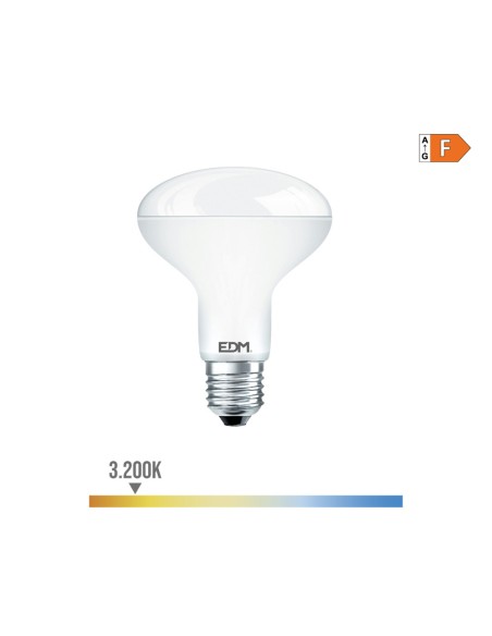 Bombilla reflectora led r90 e27 12 w 1154 lm 3200 k luz calida ø9 x 12,1 cm