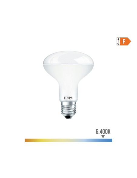 Bombilla reflectora led r90 e27 12 w 1154 lm 6400 k luz fria ø9 x 12,1 cm