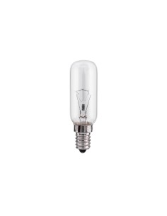 Bombilla incandescente tubular transparente 25 w e14