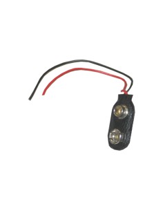 Porta pila con cable 9v (sin pila)