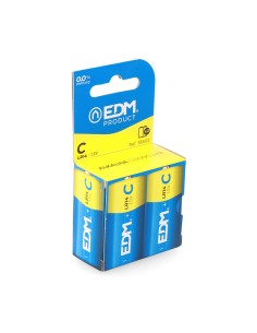 Pila alkalina power life d - lr20 1,5v (blister 2 uds) ø34,2 x 61,5 mm