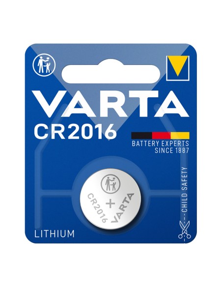 Micro pila de boton lithium cr2016 3v (blister 1 unid.) ø20,0x1,6mm