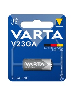 Pila alkalina v23ga (23a) 12v varta para mando a distancia (blister 1 unid.) ø10,3x28,5mm