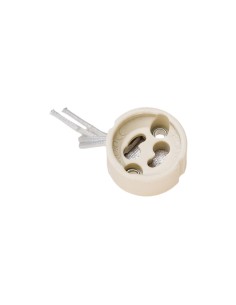 Portalámparas gu10 cerámico 2a 250v pgu10 solera