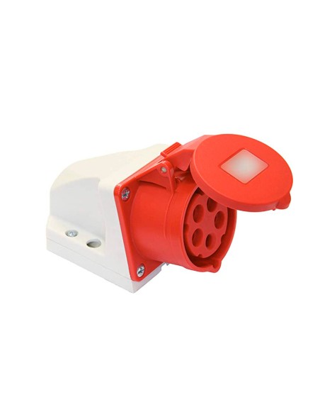 Base cetac superficie 3p+n+t roja 32a 400v~ ip44