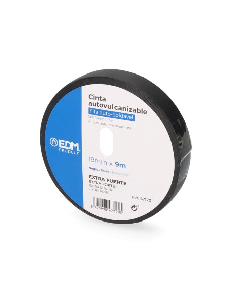 Cinta autovulcanizable negro 19 mm x 9 m