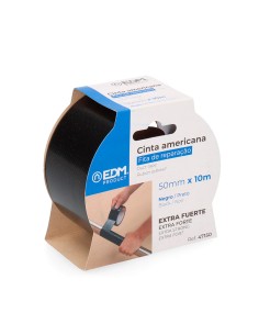 Cinta americana negro 50 mm x 10 m