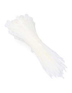 Bridas natural 2,5 x 100 mm nylon alta calidad (bolsa 100 unid.)