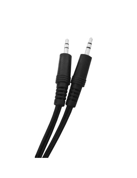Conexion audio jack 3,5mm stereo macho a jack 3,5mm stereo macho 1,5m