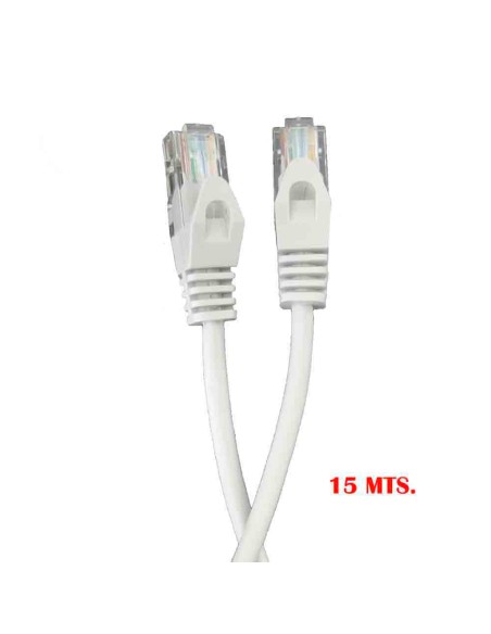 Cable utp cat.5e latiguillo rj45 "outex" 15 m