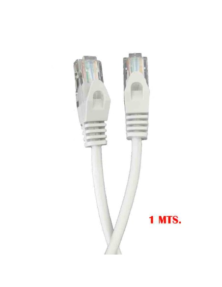 Cable utp cat.5e latiguillo rj45 "outex" 1 m