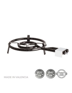 Quemador de gas butano/propano ø40 cm 2 fuegos