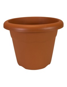 Maceta de inyeccion color terracota ø26x19cm