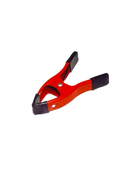 Pinza metalica con mango de goma 10 cm