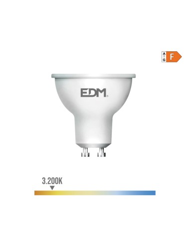 Bombilla dicroica led gu10 5 w 450 lm 3200 k luz calida ø5 x 5,5 cm