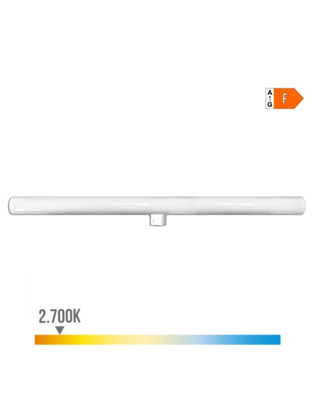 Linestra led 1 casquillo s14d 9 w 810 lm 2700 k luz calida 500 x 30 x 47 mm