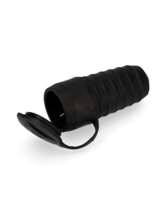 Base aérea de goma 16a 250v t/tl 4,8mm negra (envasada)