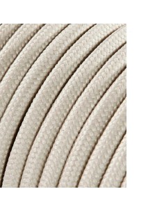 Carrete cable cordón tubular h03vv-f 2 x 0,75 mm beige, 25 m