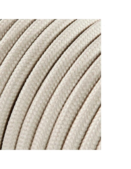 Carrete cable cordón tubular h03vv-f 2 x 0,75 mm beige, 25 m