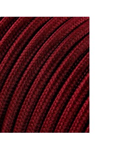 Carrete cable cordón tubular h03vv-f 2 x 0,75 mm burdeos, 25 m